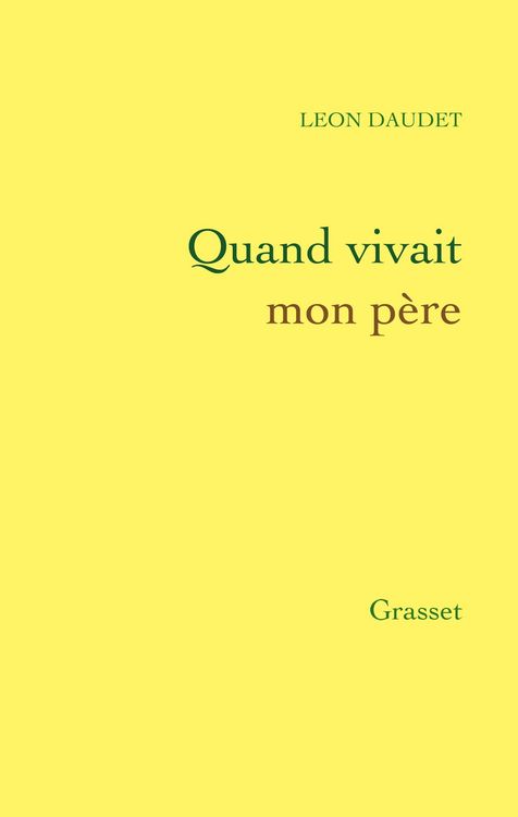 Produktbild: Quand vivait mon p&egrave;re