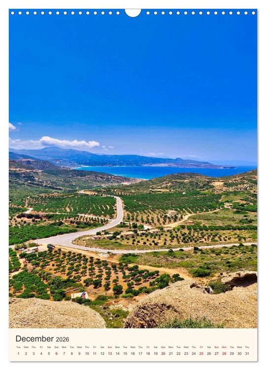 Produktbild: A feast for the eyes - Crete (Wall Calendar 2026 DIN A3 portrait), CALVENDO 12 Month Wall Calendar