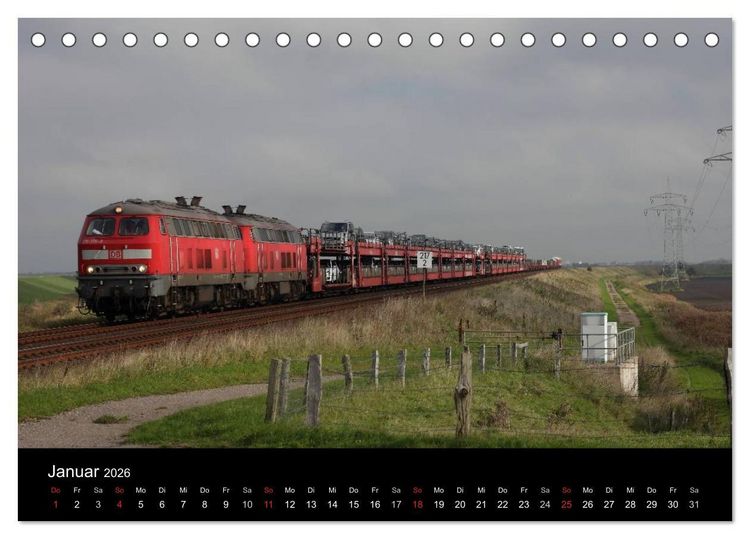 Produktbild: Erfolg einer Lokfamilie - Die V160-Baureihen (Tischkalender 2026 DIN A5 quer), CALVENDO Monatskalender