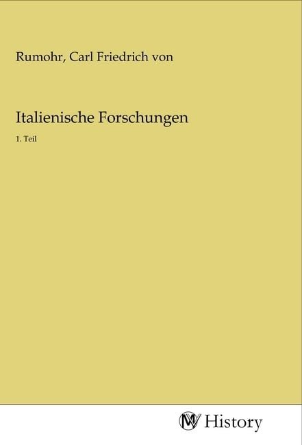 Produktbild: Italienische Forschungen