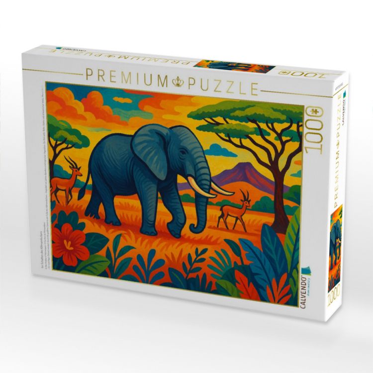 Produktbild: CALVENDO Puzzle Im Schatten des Kilimandscharo | 1000 Teile Lege-Gr&ouml;&szlig;e 64x48cm Foto-Puzzle f&uuml;r gl&uuml;ckliche Stunden