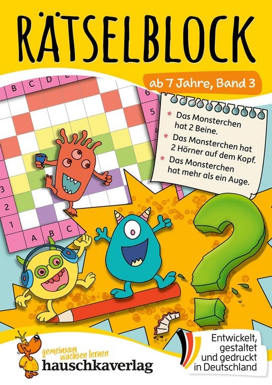 Produktbild: Rätselblock ab 7 Jahre, Band 3