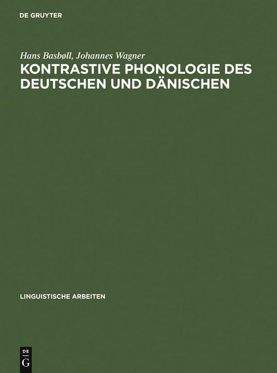 Produktbild: Kontrastive Phonologie des Deutschen und D&auml;nischen