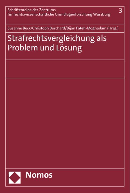 Produktbild: Strafrechtsvergleichung als Problem und L&ouml;sung