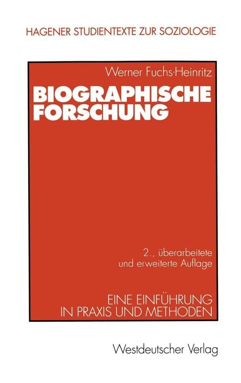 Produktbild: Biographische Forschung