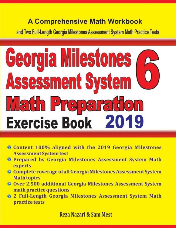 Georgia Milestones Assessment System 6 Math Preparation Exercise Book ...