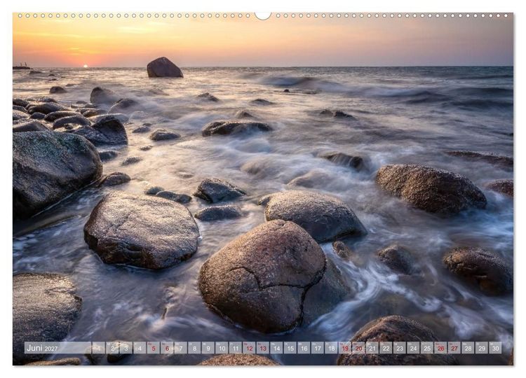 Produktbild: Land. Licht. Meer. (hochwertiger Premium Wandkalender 2027 DIN A2 quer), Kunstdruck in Hochglanz