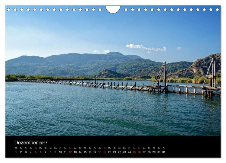 Produktbild: T&uuml;rkische Riviera - Entlang der lykischen K&uuml;ste (Wandkalender 2027 DIN A4 quer), CALVENDO Monatskalender