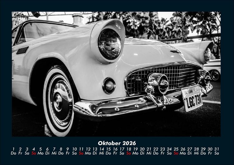 Produktbild: Welt der Oldtimer 2026 Fotokalender DIN A4