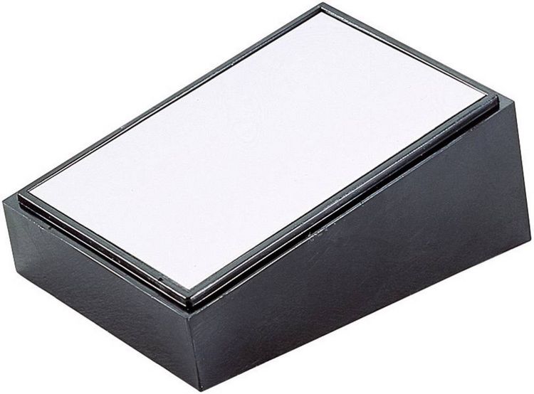 Produktbild: TEKO 103.9 Pult-Geh&auml;use (L x B x H) 160 x 95 x 62 mm Kunststoff, Aluminium Schwarz, Silber 1 St.