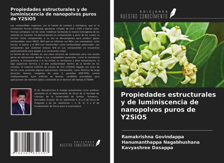 Produktbild: Propiedades estructurales y de luminiscencia de nanopolvos puros de Y2SiO5
