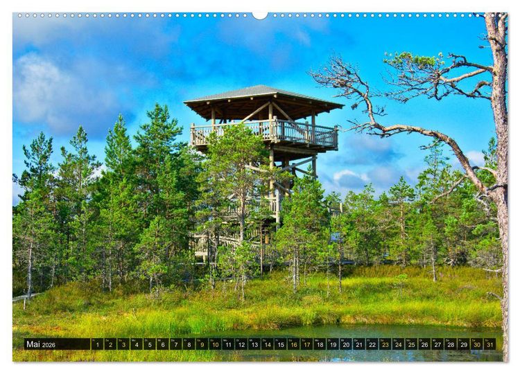Produktbild: Bezauberndes Estland (Wandkalender 2026 DIN A2 quer), CALVENDO Monatskalender