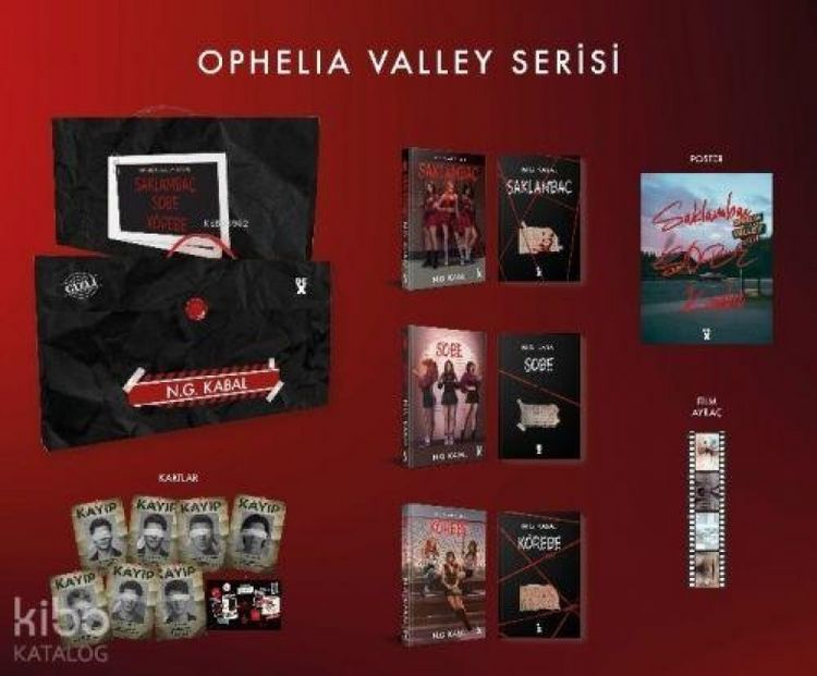Produktbild: Ophelia Valley Serisi - Saklambac - Sobe - K&ouml;rebe Kutulu Set, Ciltli