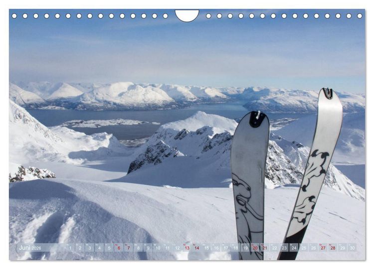 Produktbild: Lyngener Alpen Nord-Norwegen (Wandkalender 2026 DIN A4 quer), CALVENDO Monatskalender