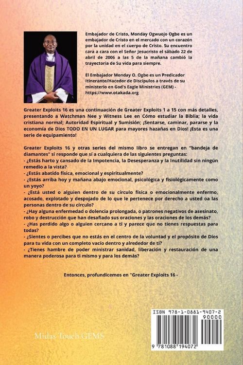 Produktbild: Mayores haza&ntilde;as - 16 Con - Watchman Nee y Witness Lee en C&oacute;mo estudiar la Biblia; la vida..