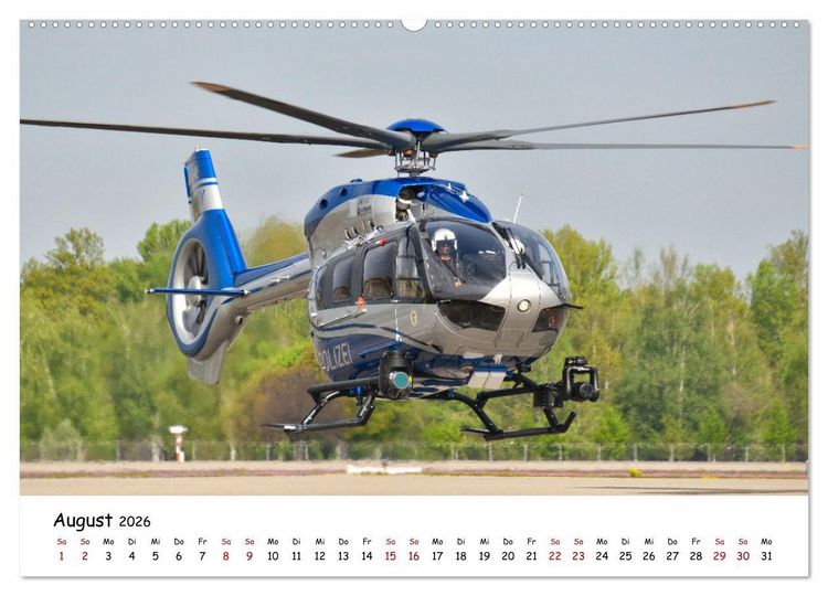 Produktbild: Die beeindruckende Welt der Hubschrauber (hochwertiger Premium Wandkalender 2026 DIN A2 quer), Kunstdruck in Hochglanz