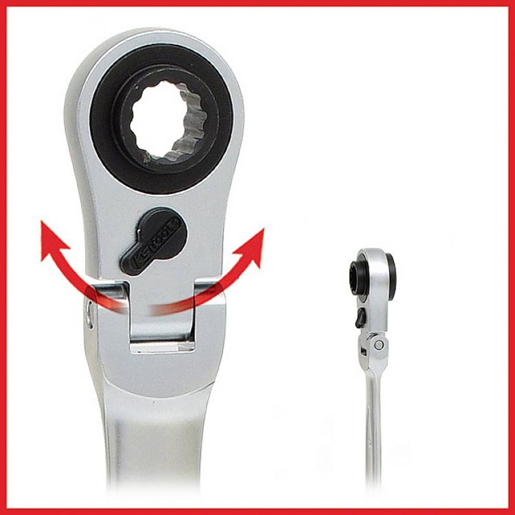 Produktbild: KS Tools 503.4745 Ringschl&uuml;ssel Schl&uuml;sselweite (Metrisch) 10 - 19 mm