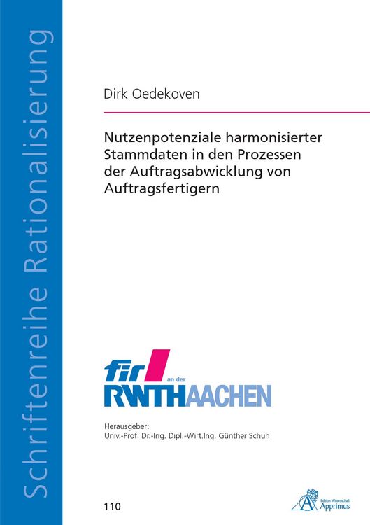 Produktbild: Nutzenpotenziale harmonisierter Stammdaten in den