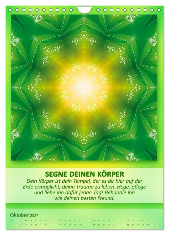 Produktbild: Light Energy Mandalas - Kalender - Vol. 2 (Wandkalender 2027 DIN A4 hoch), CALVENDO Monatskalender