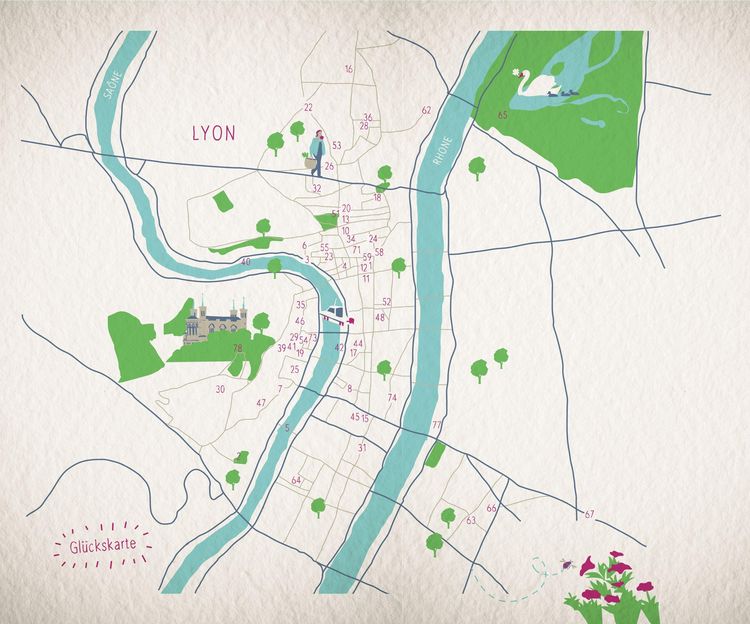 Produktbild: Gl&uuml;cksorte in und um Lyon