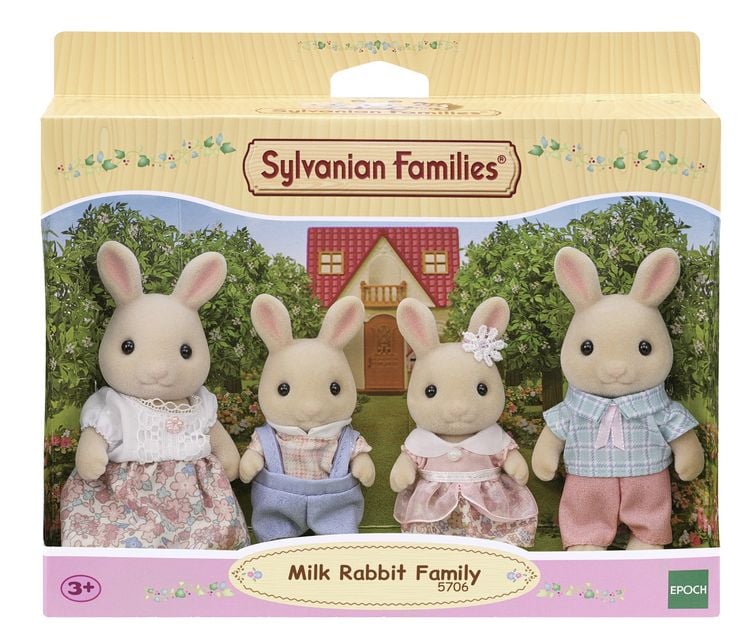 Produktbild: Sylvanian Families 5706 - Milchhasen Familie 4er Set