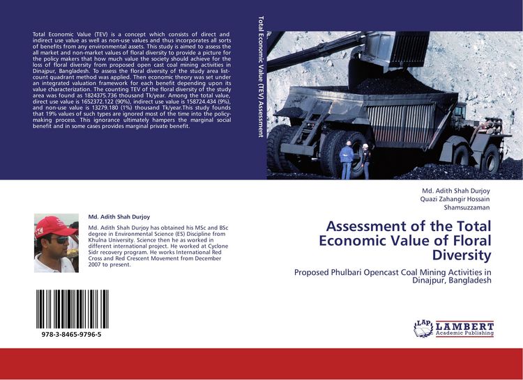 Produktbild: Assessment of the Total Economic Value of Floral Diversity