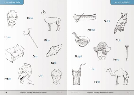 Ich kann in Silben lesen 1 Schülerarbeitsheft für die 1. Klasse - 1