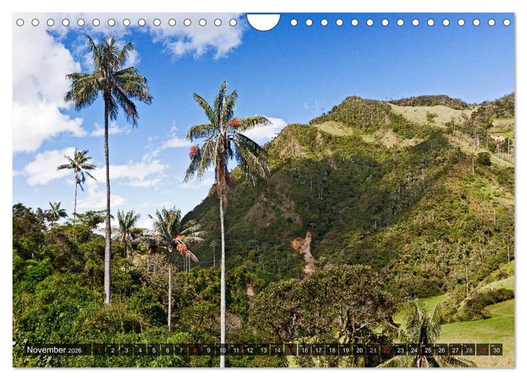 Produktbild: Kolumbien Impressionen (Wandkalender 2026 DIN A4 quer), CALVENDO Monatskalender