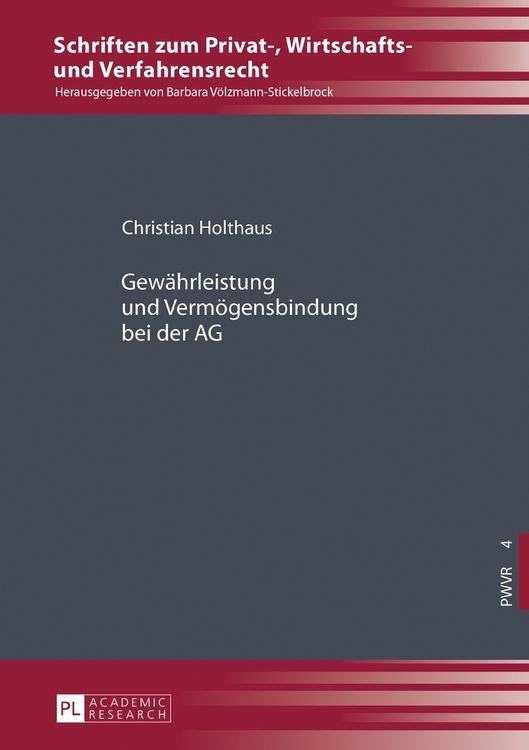 Produktbild: Gew&auml;hrleistung und Verm&ouml;gensbindung bei der AG