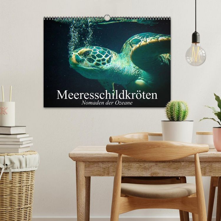 Produktbild: Meeresschildkr&ouml;ten. Nomaden der Ozeane (Wandkalender 2026 DIN A3 quer), CALVENDO Monatskalender
