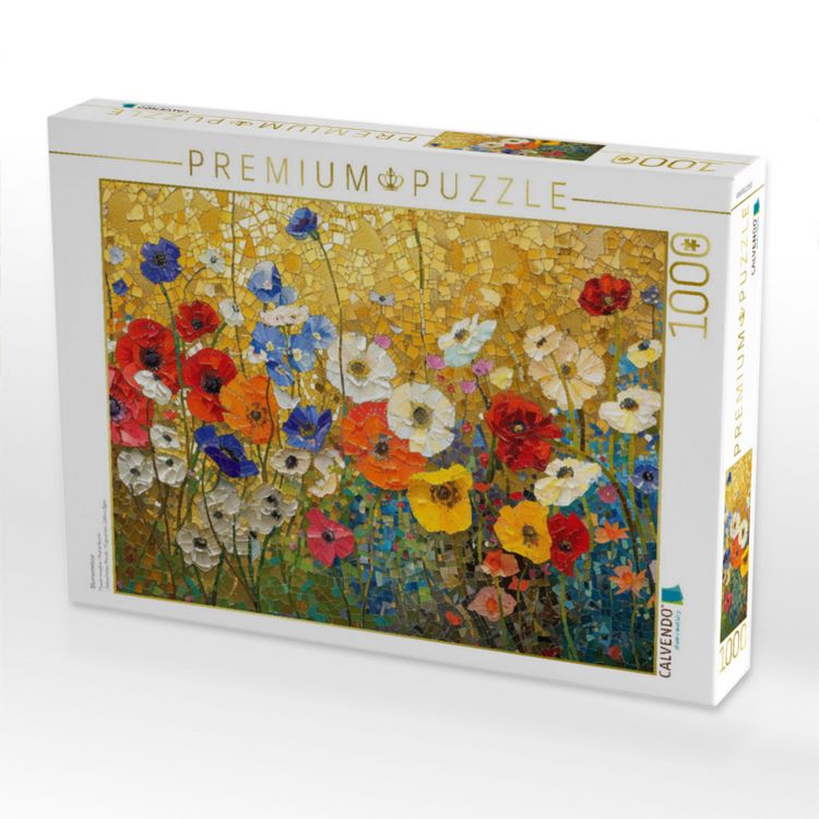 Produktbild: CALVENDO Puzzle Blumenwiese | 1000 Teile Lege-Gr&ouml;&szlig;e 64x48cm Foto-Puzzle f&uuml;r gl&uuml;ckliche Stunden