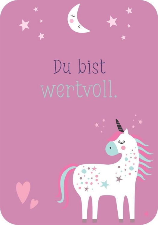 Produktbild: Mutmachkarten &ndash; Einhorn