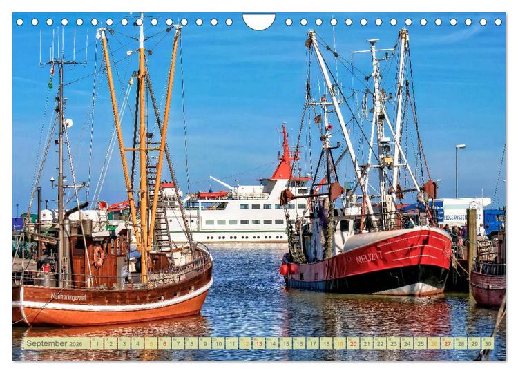 Produktbild: Reise an die Nordsee - Neuharlingersiel (Wandkalender 2026 DIN A4 quer), CALVENDO Monatskalender