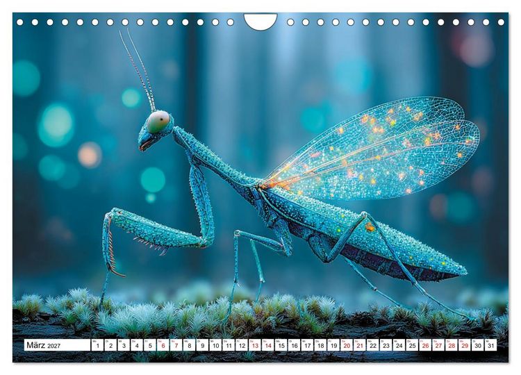 Produktbild: Magische Leuchtinsekten (Wandkalender 2027 DIN A4 quer), CALVENDO Monatskalender