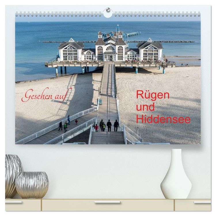 Produktbild: Gesehen auf - R&uuml;gen und Hiddensee (hochwertiger Premium Wandkalender 2026 DIN A2 quer), Kunstdruck in Hochglanz