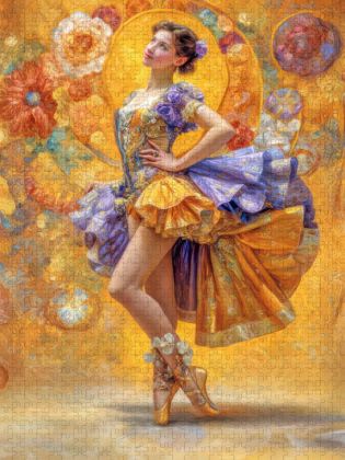 Produktbild: CALVENDO Puzzle Die sinnliche Sch&ouml;nheit des Jugendstils | 1000 Teile Lege-Gr&ouml;&szlig;e 64x48cm Foto-Puzzle f&uuml;r gl&uuml;ckliche Stunden