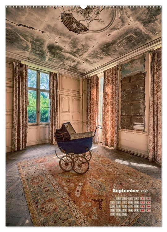 Produktbild: Lost Places - morbide Sch&ouml;nheiten (hochwertiger Premium Wandkalender 2026 DIN A2 hoch), Kunstdruck in Hochglanz