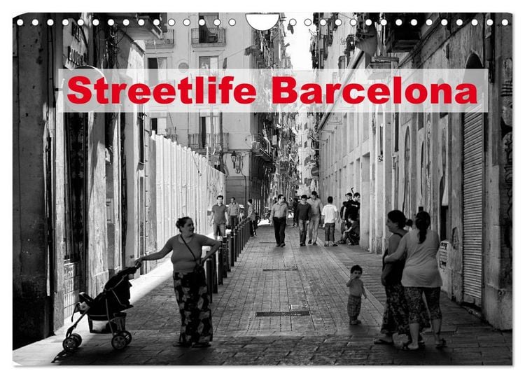 Produktbild: Streetlife Barcelona (Wandkalender 2026 DIN A4 quer), CALVENDO Monatskalender