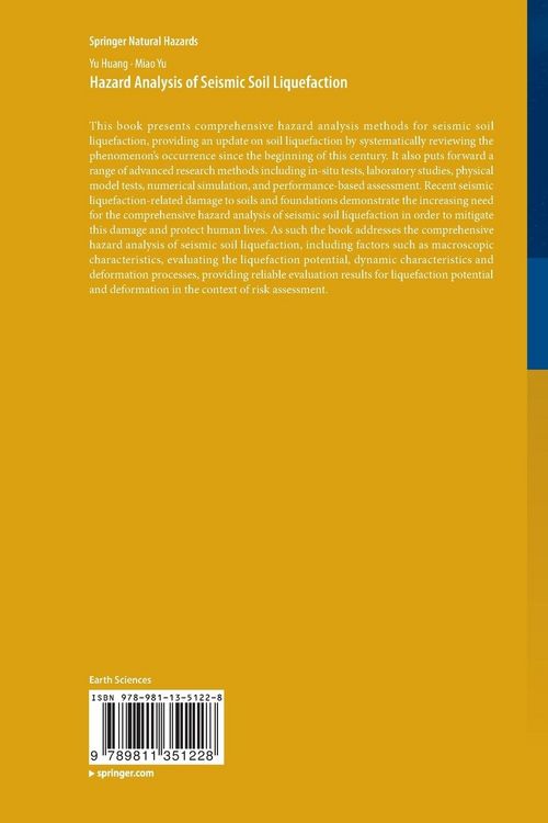 Produktbild: Hazard Analysis of Seismic Soil Liquefaction