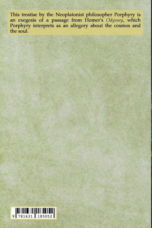 Produktbild: On the Cave of the Nymphs in the Odyssey