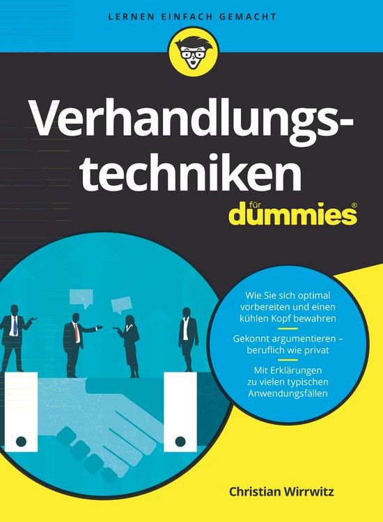 Produktbild: Verhandlungstechniken f&uuml;r Dummies