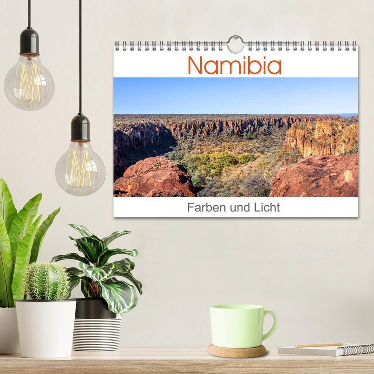 Produktbild: Namibia - Farben und Licht (Wandkalender 2026 DIN A4 quer), CALVENDO Monatskalender