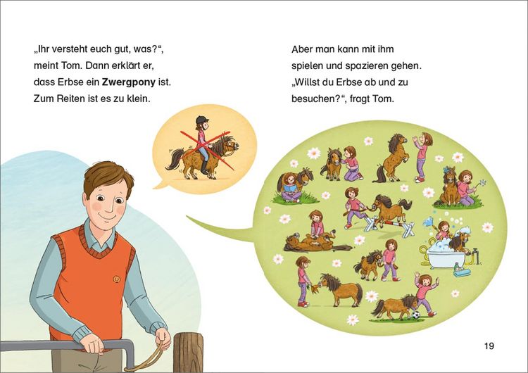 Produktbild: Lesel&ouml;wen 1. Klasse - Ein Pony namens Erbse