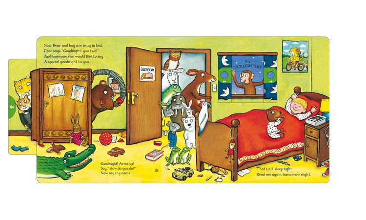 Produktbild: The Bedtime Bear: A Push, Pull and Slide Book