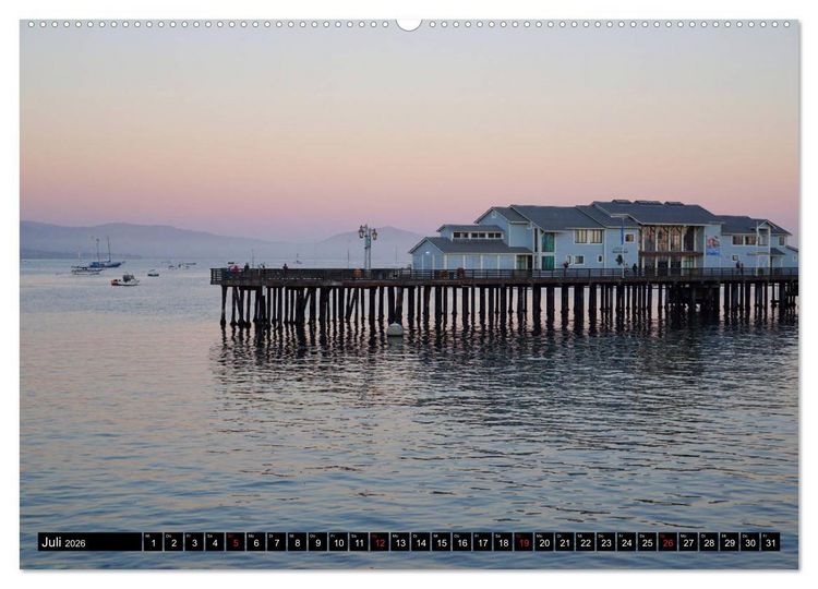 Produktbild: Kalifornien - wundersch&ouml;ne Westk&uuml;ste (Wandkalender 2026 DIN A2 quer), CALVENDO Monatskalender