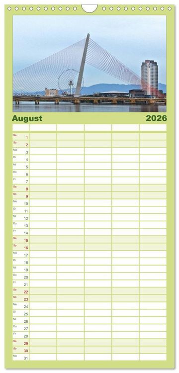 Produktbild: Familienplaner 2026 - Vietnam &ndash; Land der Kontraste 2026 mit 5 Spalten (Wandkalender, 21 x 45 cm) CALVENDO