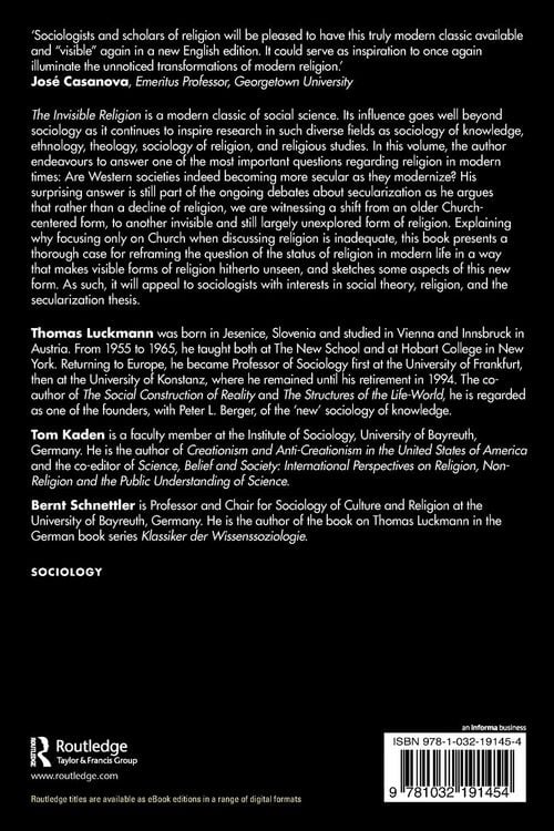 Produktbild: The Invisible Religion