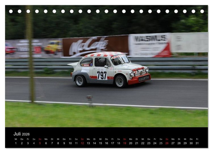 Produktbild: Auto - Bergrennen (Tischkalender 2026 DIN A5 quer), CALVENDO Monatskalender
