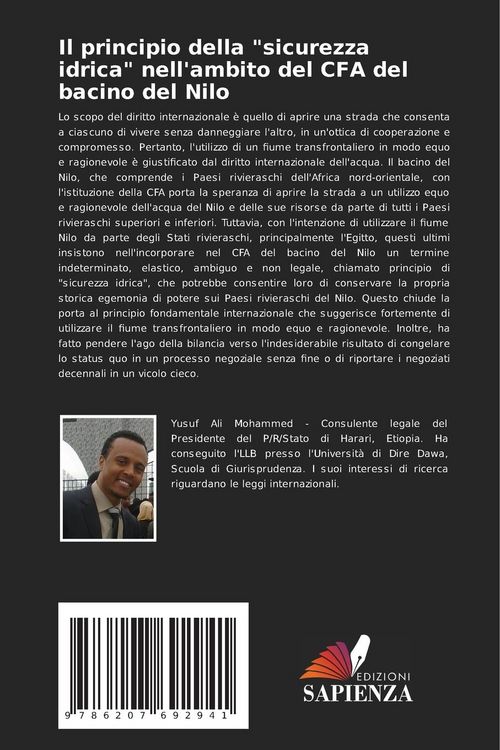 Produktbild: Il principio della "sicurezza idrica" nell'ambito del CFA del bacino del Nilo