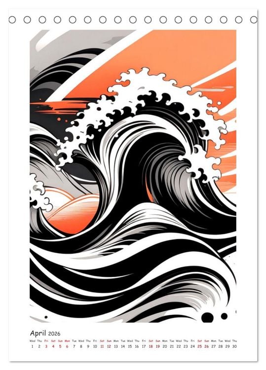 Produktbild: Essence of abstraction (Desk Calendar 2026 DIN A5 portrait), CALVENDO 12 Month DeskCalendar